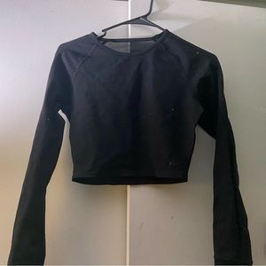 Black MyProtein Crop top